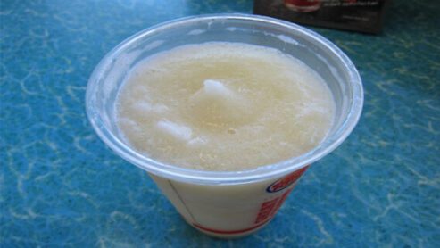 Fast food frozen lemonade