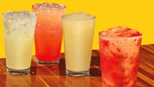 Popeyes frozen strawberry lemonade calories: