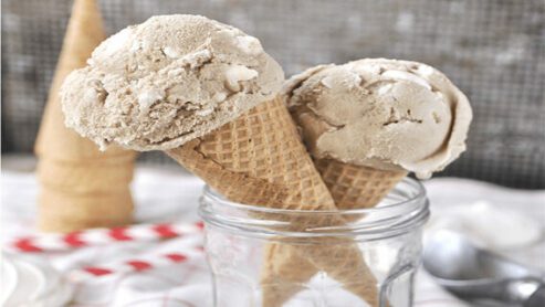 What fast food has root beer ice cream?
