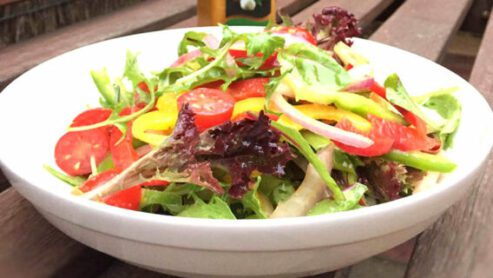 Garden Salad with Italian Dressing