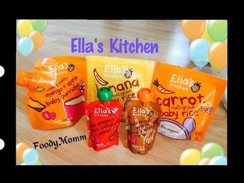 Ella's Kitchen Organic Baby Food Review || FoodyMomm