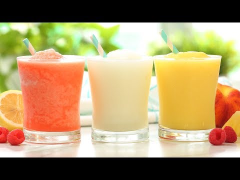 Frozen Lemonade | 3 Delicious Ways | Frosty Summer Drinks