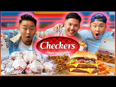 Is CHECKER'S & RALLY'S Fast Food's BEST KEPT SECRET?! (ENTIRE MENU)