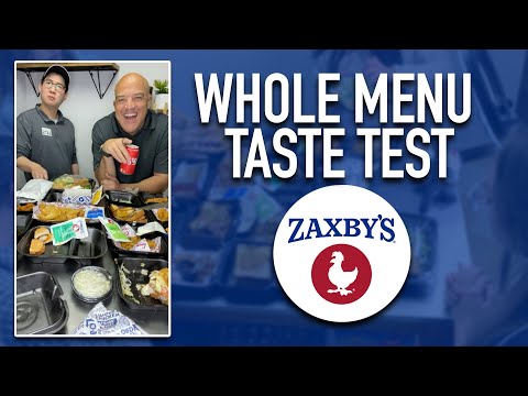 Taste Testing the Entire Zaxby's Menu