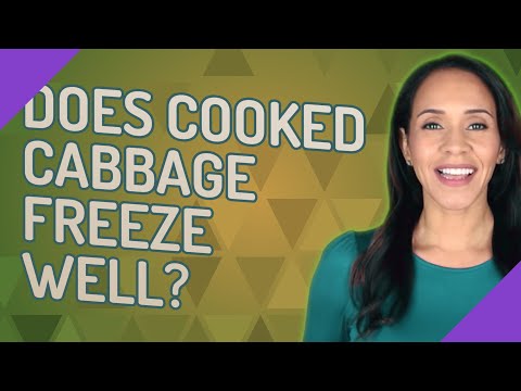 Does cooked cabbage freeze well?