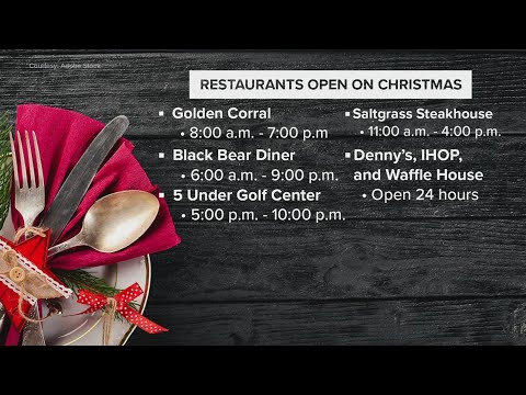 Restaurants open on Christmas