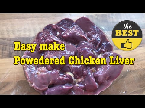 How to make: Powdered Chicken Liver for your Baby Food from 7 months (Additional) #babyfood