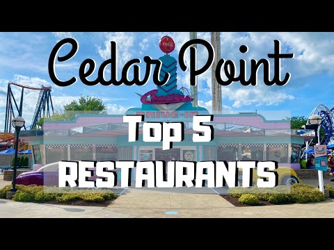CEDAR POINT FOOD || The BEST places to eat || Top 5 restaurants || Where to eat at Cedar Point 2020