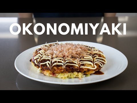 How to make Okonomiyaki at home (a SIMPLE Japanese street food recipe)