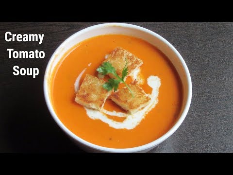 Creamy Tomato Soup | Homemade Tomato Soup | Easy & Healthy Recipe