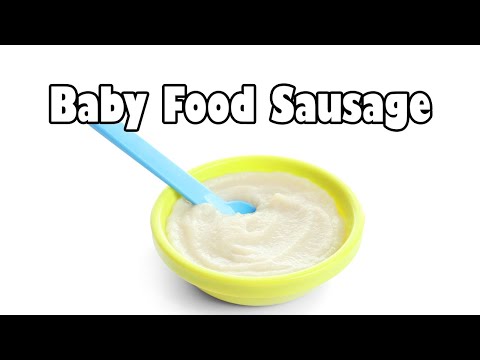 Beef Flavored Baby Food Sausage