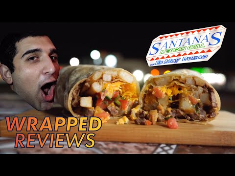 California Burrito Review - Santana's Mexican Grill