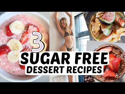 3 Sugar Free Vegan Desserts Recipes | Dairy Free, Diet Friendly, & Healthy Dessert Options | Sanne