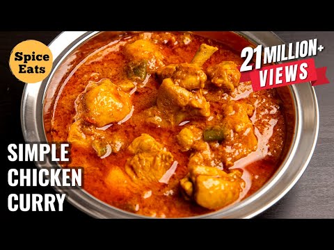 CHICKEN CURRY FOR BACHELORS | SIMPLE CHICKEN CURRY FOR BEGINNERS | CHICKEN GRAVY