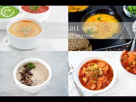 Vegetable Soup (3 Types of Vegetable Soup & Key Techniques)