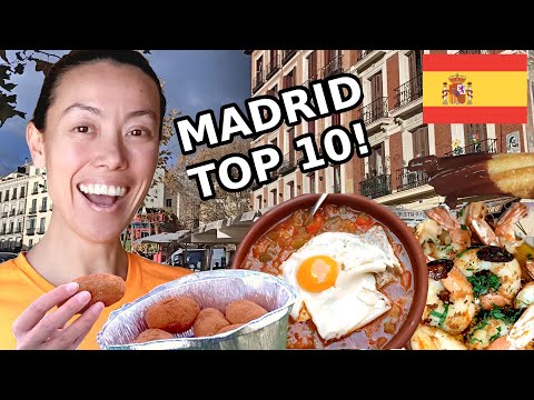 Top 10 foods you MUST TRY in Madrid! | Madrid Food Guide