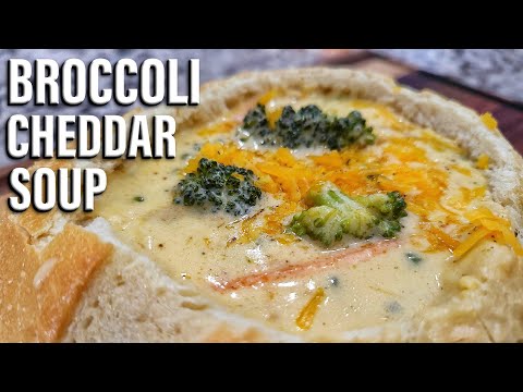 This Broccoli Cheddar Soup is AMAZING!