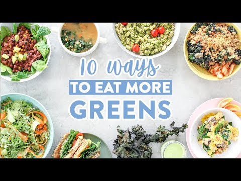 10 Ways to EAT MORE GREENS without Eating SALADS!