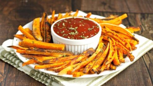 Are baked sweet potato fries healthy?