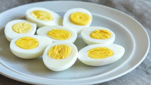 Hard-boiled eggs: