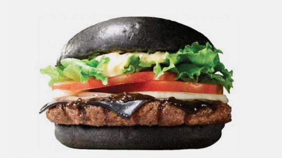 A Black Nugget Burger